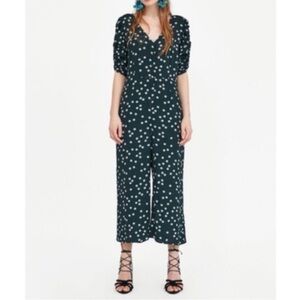 ZARA Floral Jumpsuit